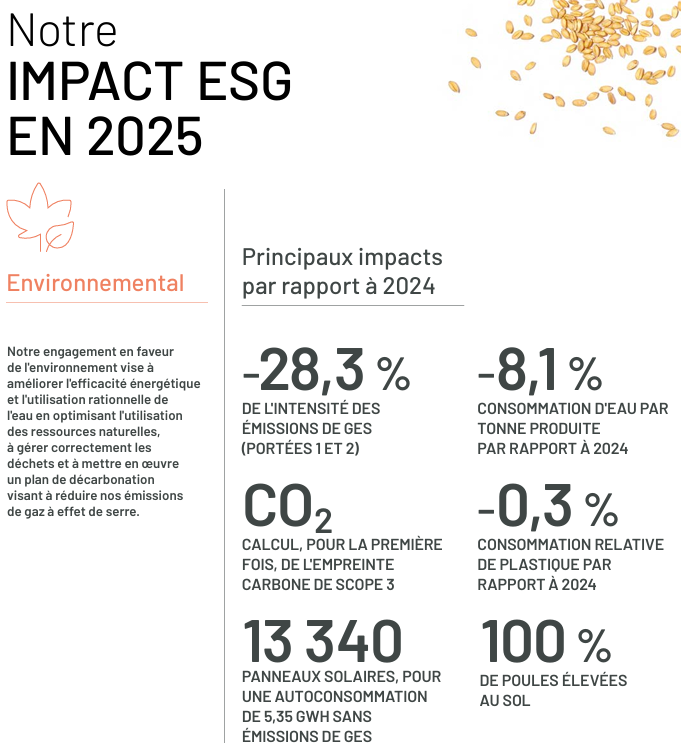 Environnemental, Vicky Foods - grupo de alimentación: Dulcesol, Hermanos Juan y Be Plus