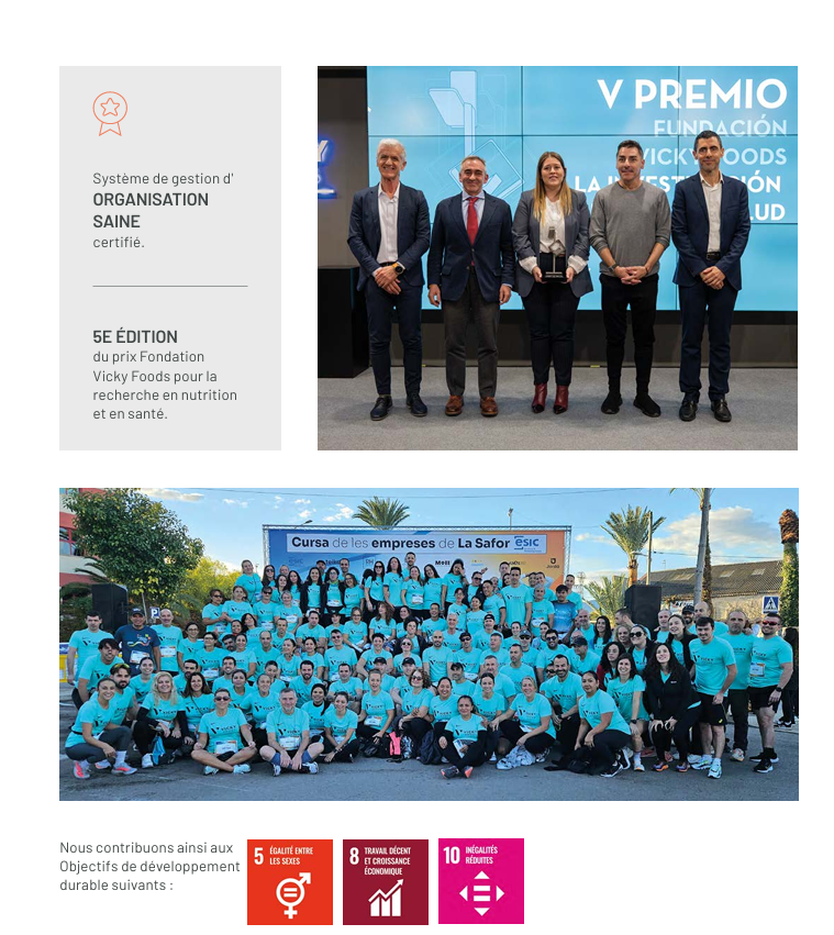 Social, Vicky Foods - grupo de alimentación: Dulcesol, Hermanos Juan y Be Plus