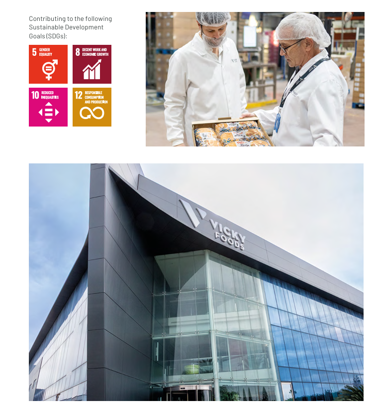 Commitment to employees, Vicky Foods - grupo de alimentaci&oacute;n: Dulcesol, Hermanos Juan y Be Plus